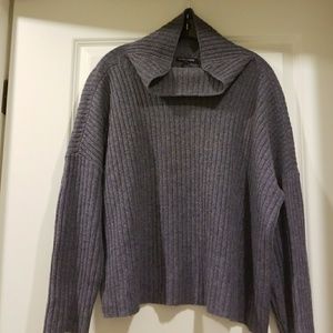 Eileen Fisher merino wool ribbed boxy sweater